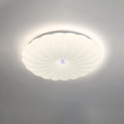 Runde Deckenlampe mit Acrylschale