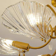 Shell Brass Ceiling Lamp - Vakkerlight
