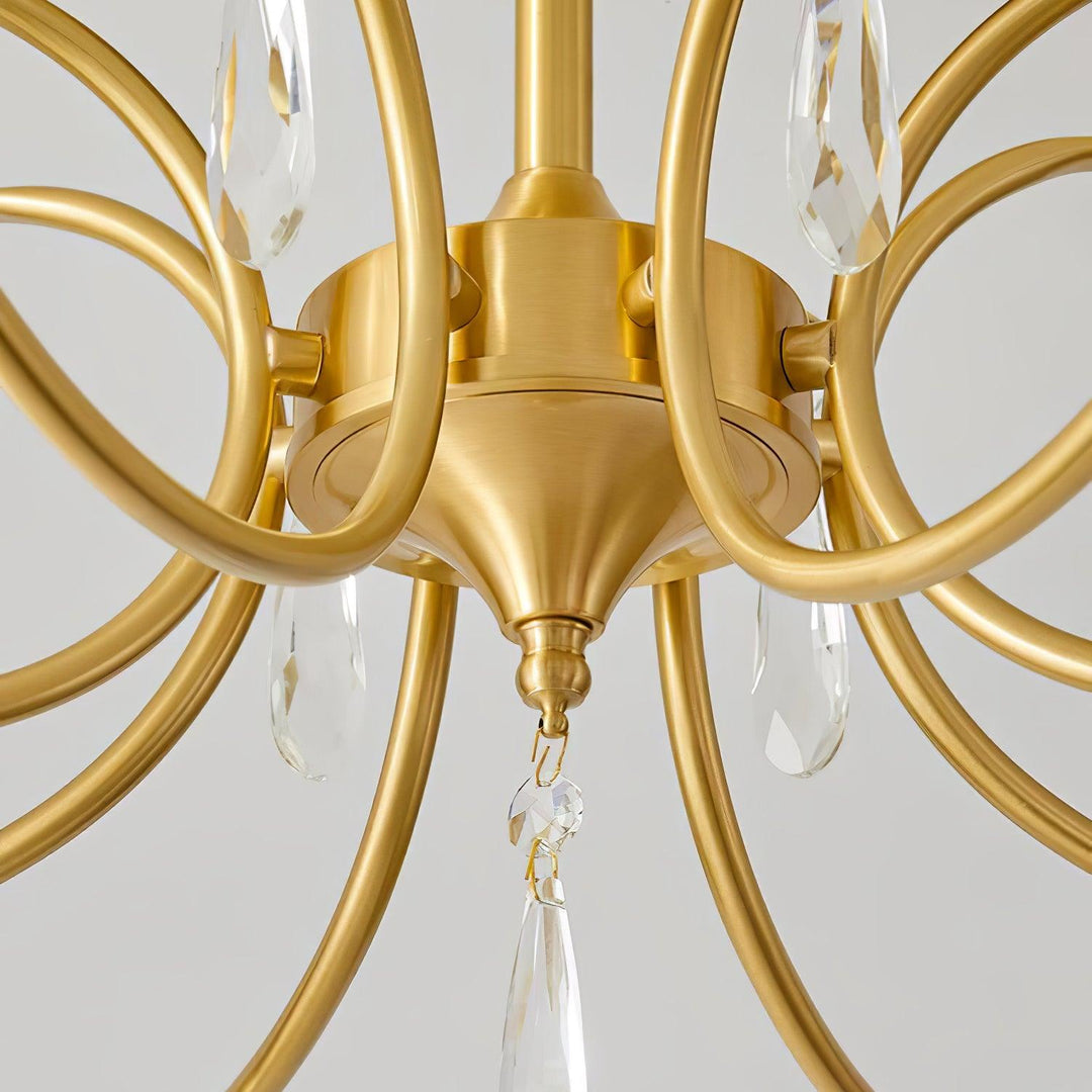 Shell Brass Ceiling Lamp - Vakkerlight