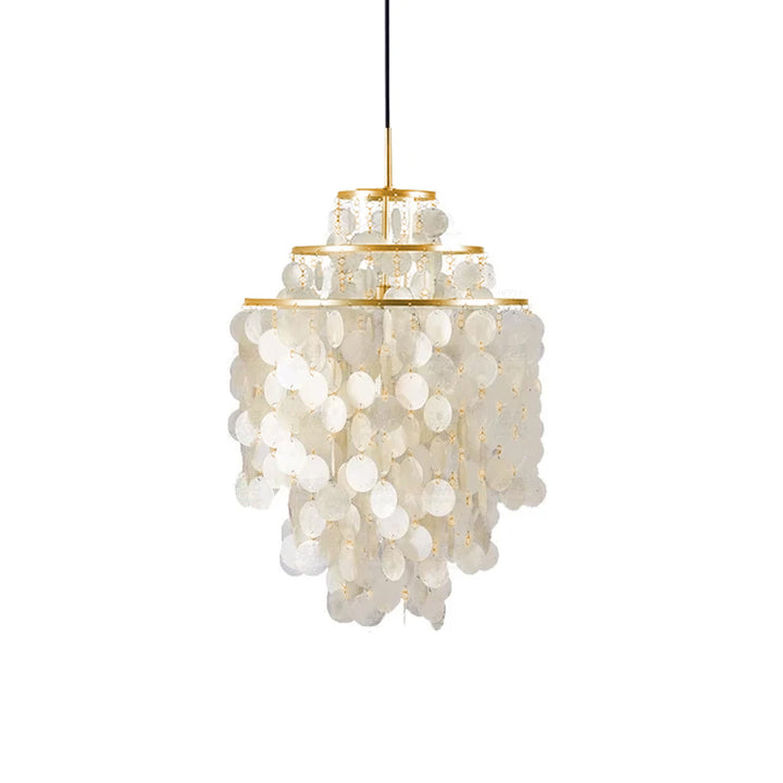 Round Shell Chandelier