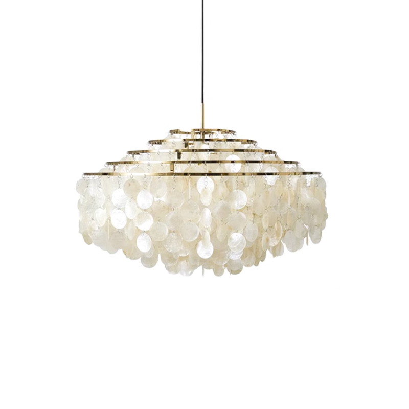 Lustre Coquillage Rond