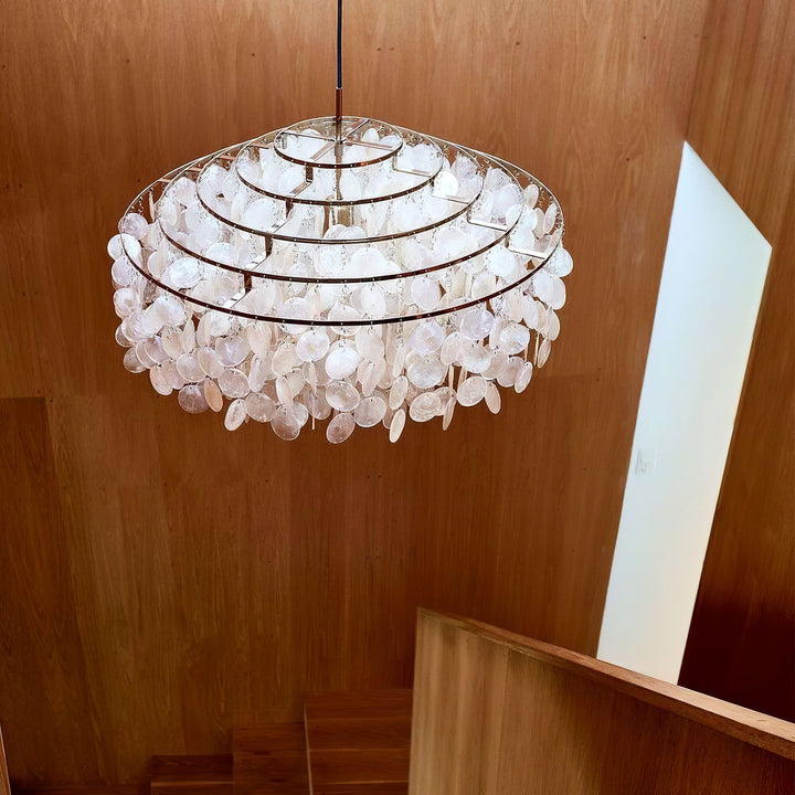 Round Shell Chandelier