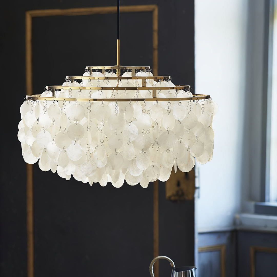 Lustre Coquillage Rond