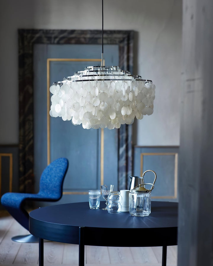 Round Shell Chandelier