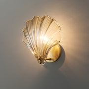 Lámpara de pared de concha