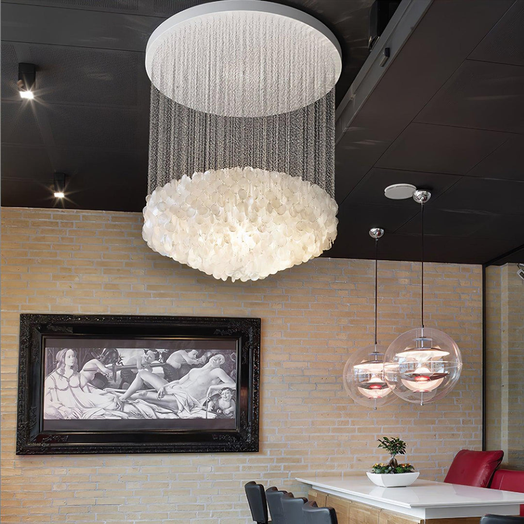 Shell Waterfall Chandelier - Vakkerlight