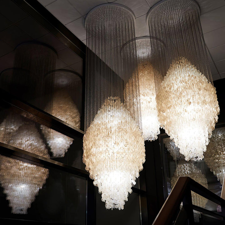 Shell Waterfall Chandelier - Vakkerlight