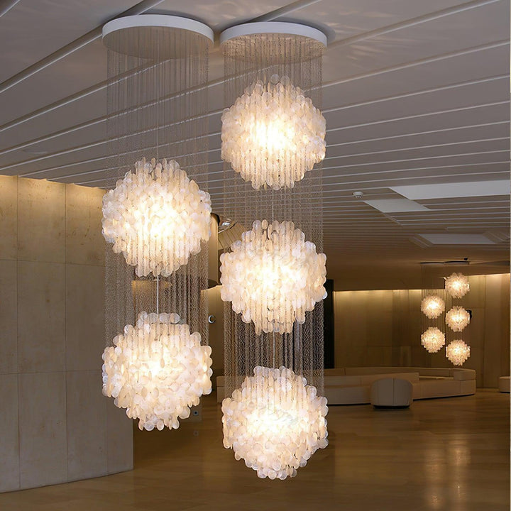 Shell Waterfall Chandelier - Vakkerlight