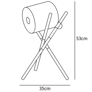 Shift Lamp テーブルランプ — Dimension drawings 1