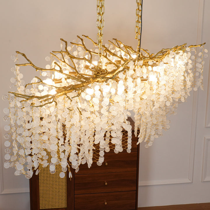 Shiro Noda Crystal Chandelier - Vakkerlight