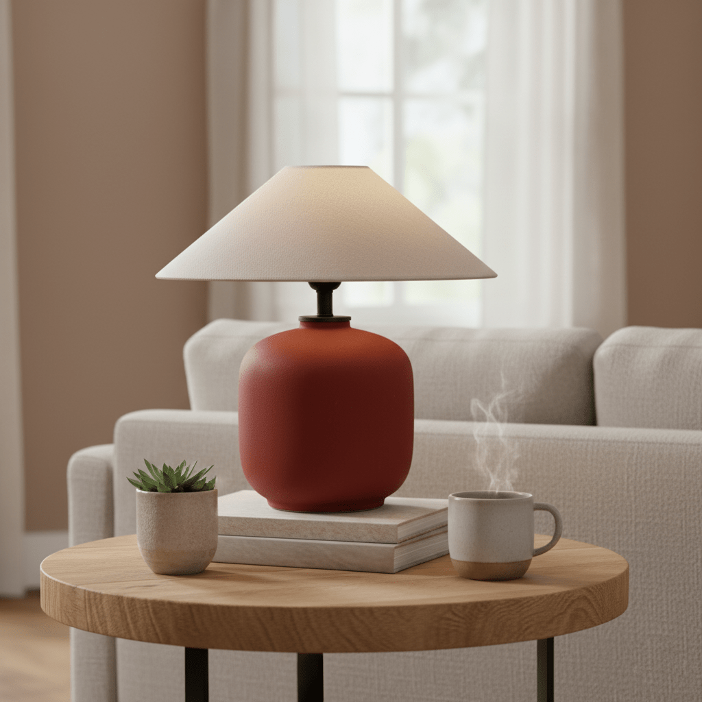 Sienna Clay Table Lamp - Vakkerlight