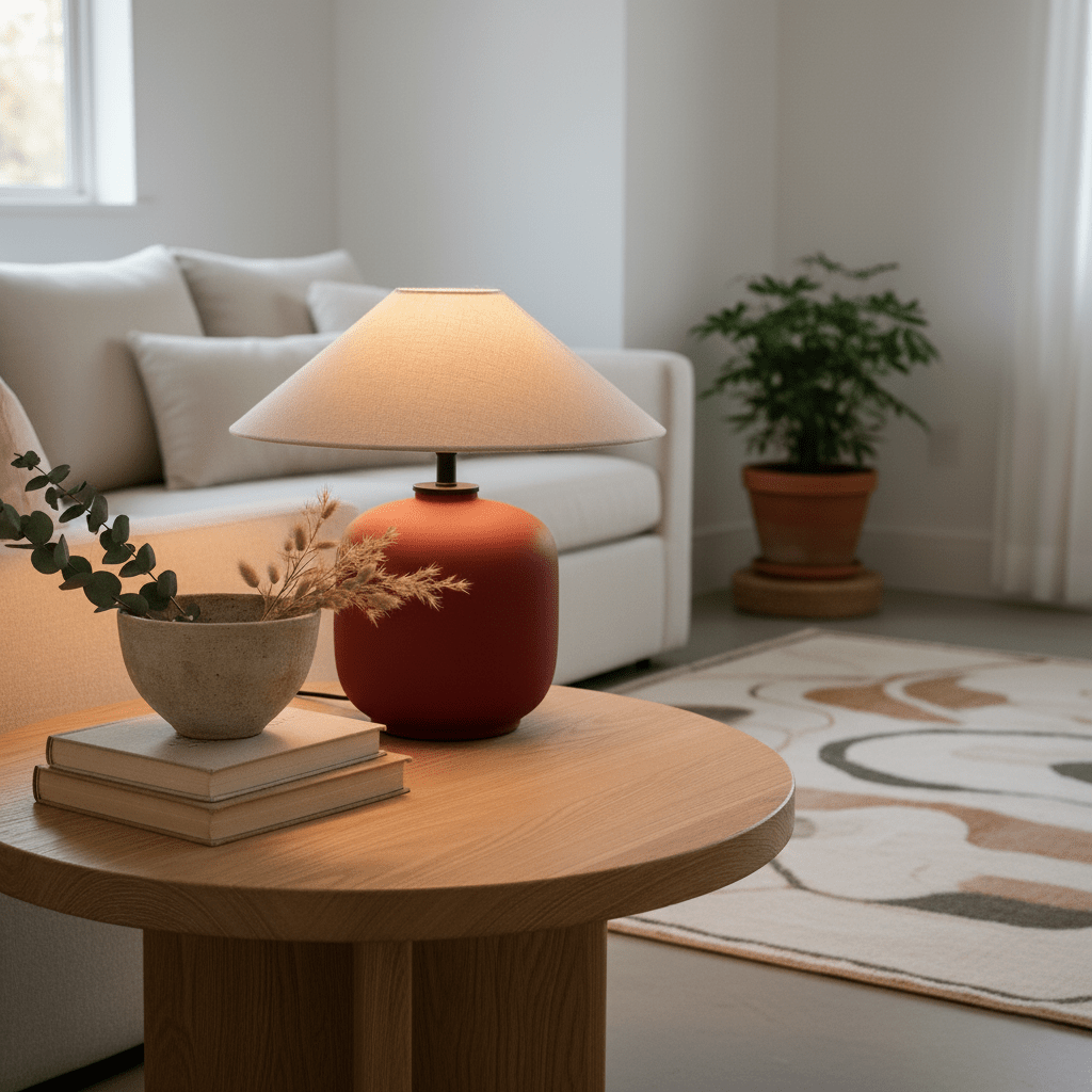 Sienna Clay Table Lamp - Vakkerlight