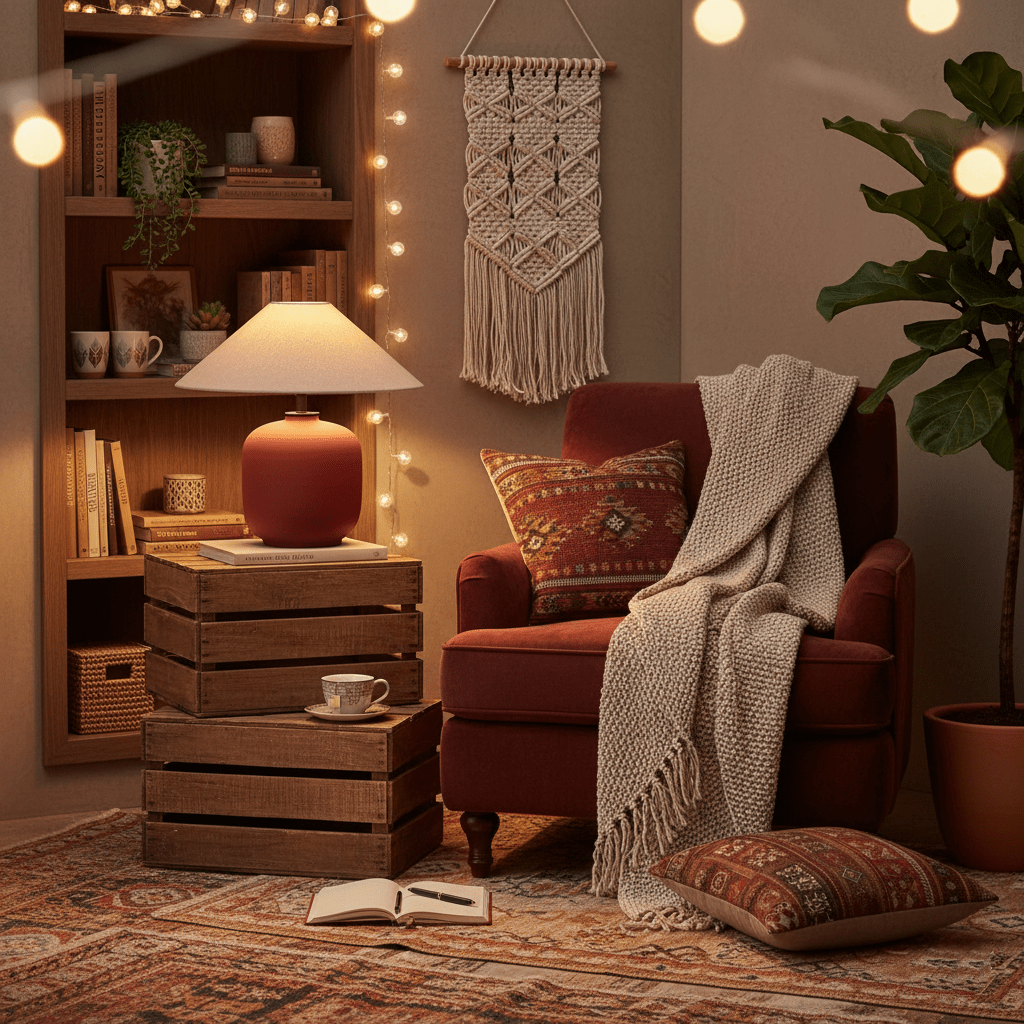 Sienna Clay Table Lamp - Vakkerlight