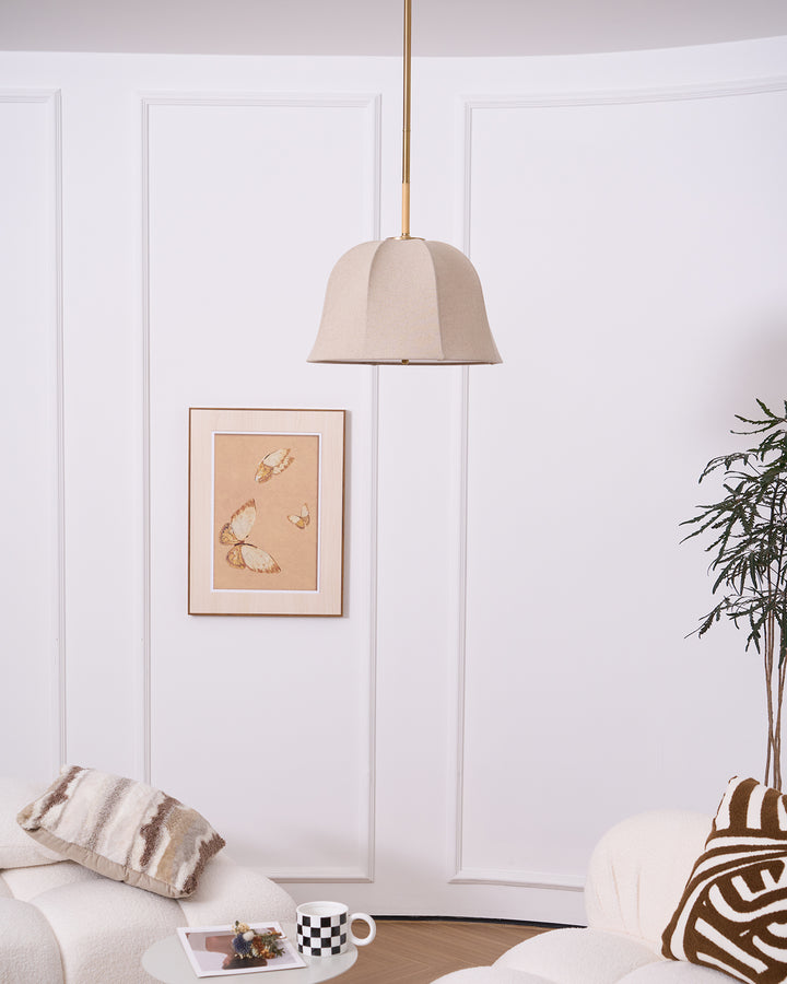Sienna Linen Pendant Lamp - Vakkerlight
