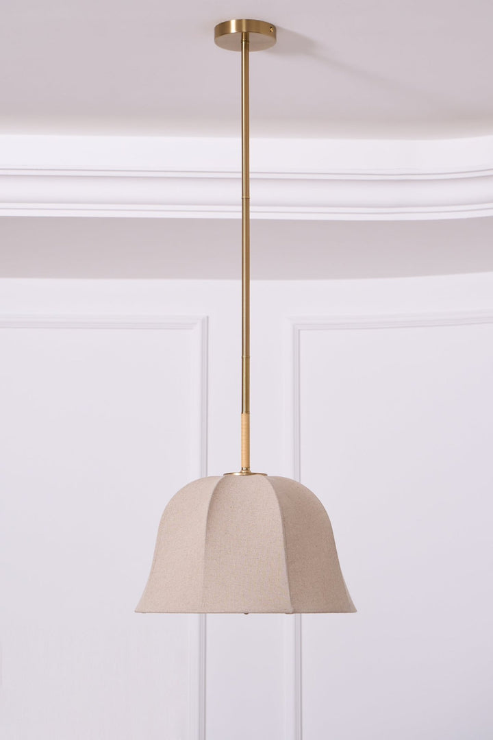 Sienna Linen Pendant Lamp - Vakkerlight