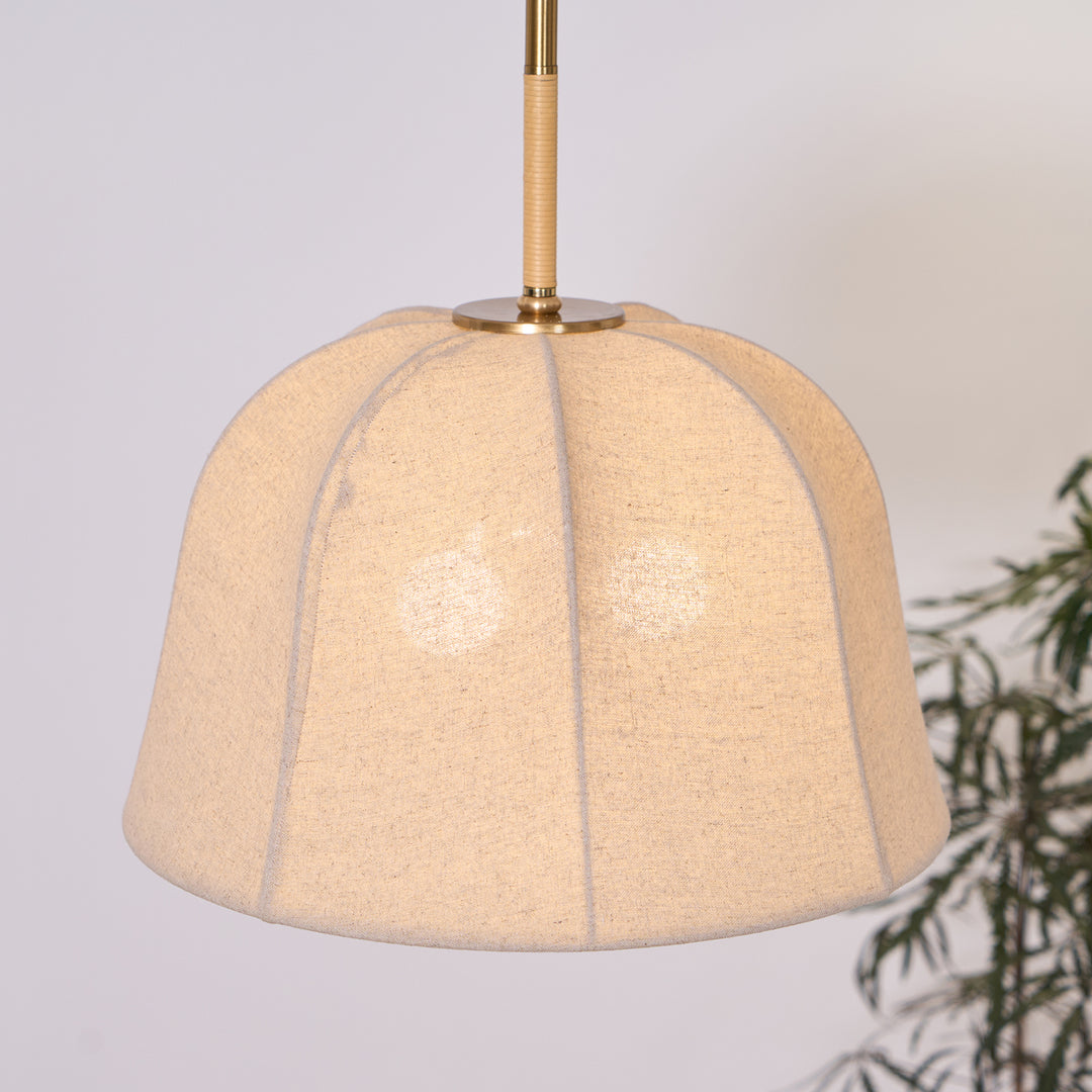 Sienna Linen Pendant Lamp - Vakkerlight