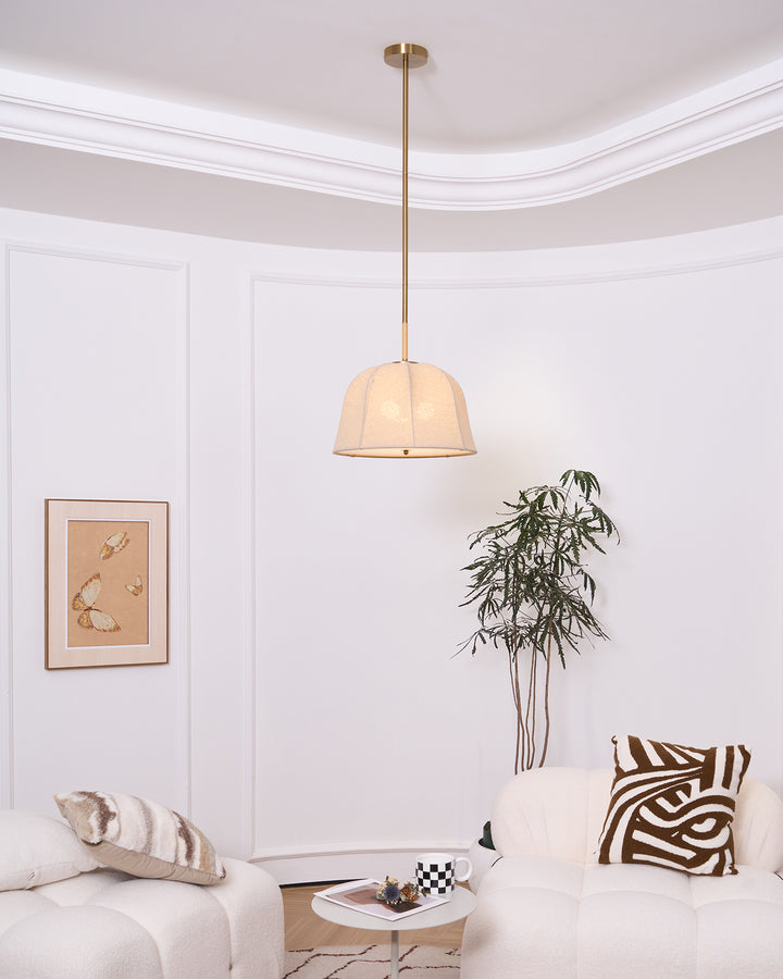 Sienna Linen Pendant Lamp - Vakkerlight