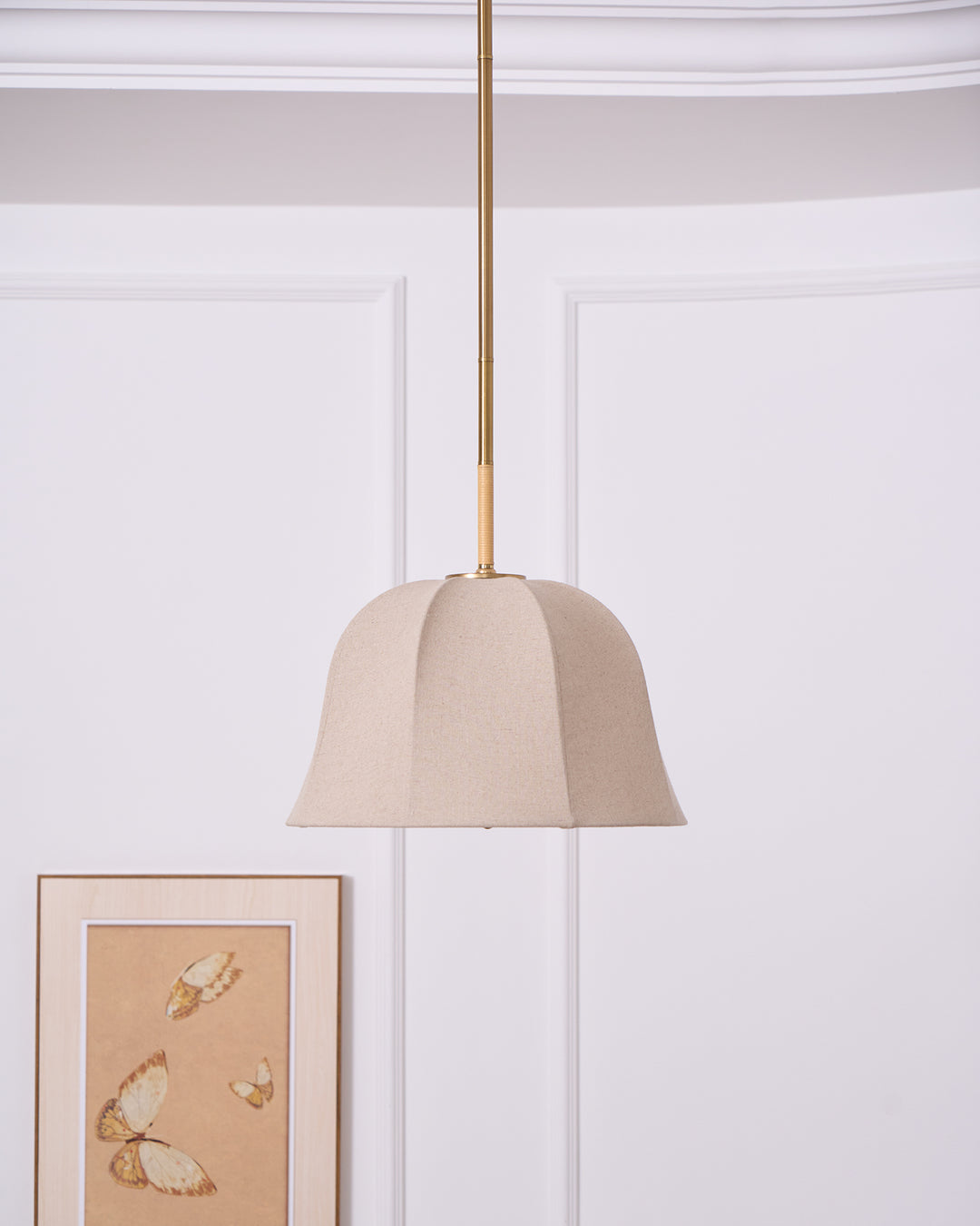 Sienna Linen Pendant Lamp - Vakkerlight