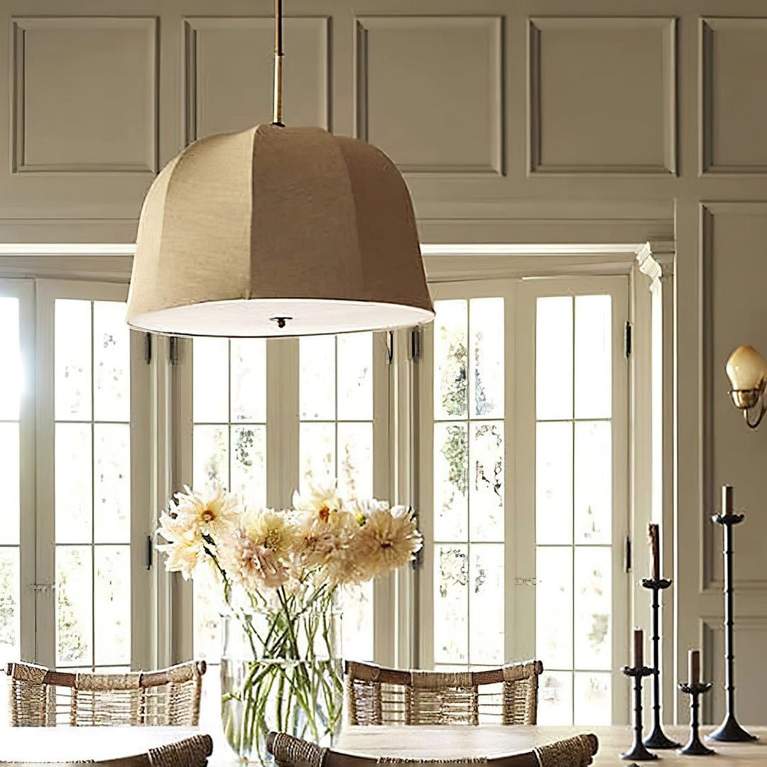 Sienna Linen Pendant Lamp - Vakkerlight