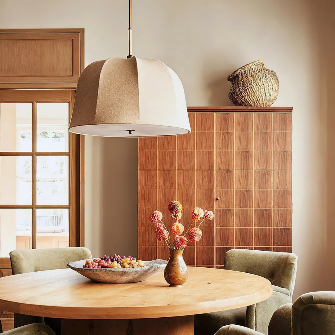 Sienna Linen Pendant Lamp - Vakkerlight