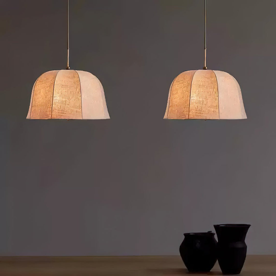 Sienna Linen Pendant Lamp - Vakkerlight