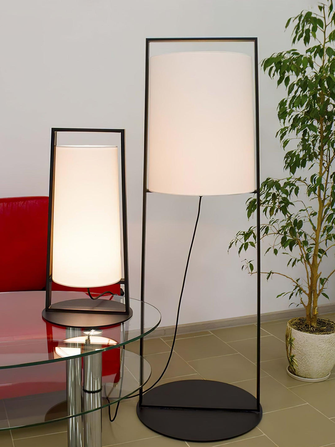 Silhouette Textile Floor Lamp - Vakkerlight