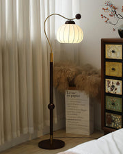 Silk Globe Floor Lamp