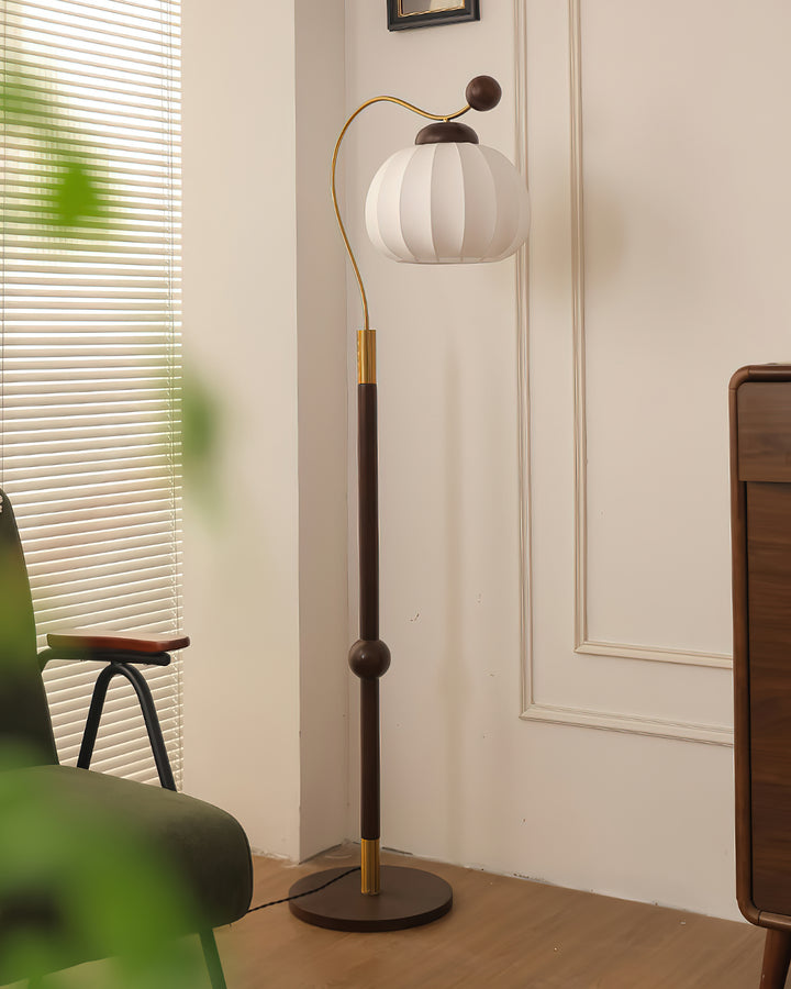 Silk Globe Floor Lamp - Vakkerlight