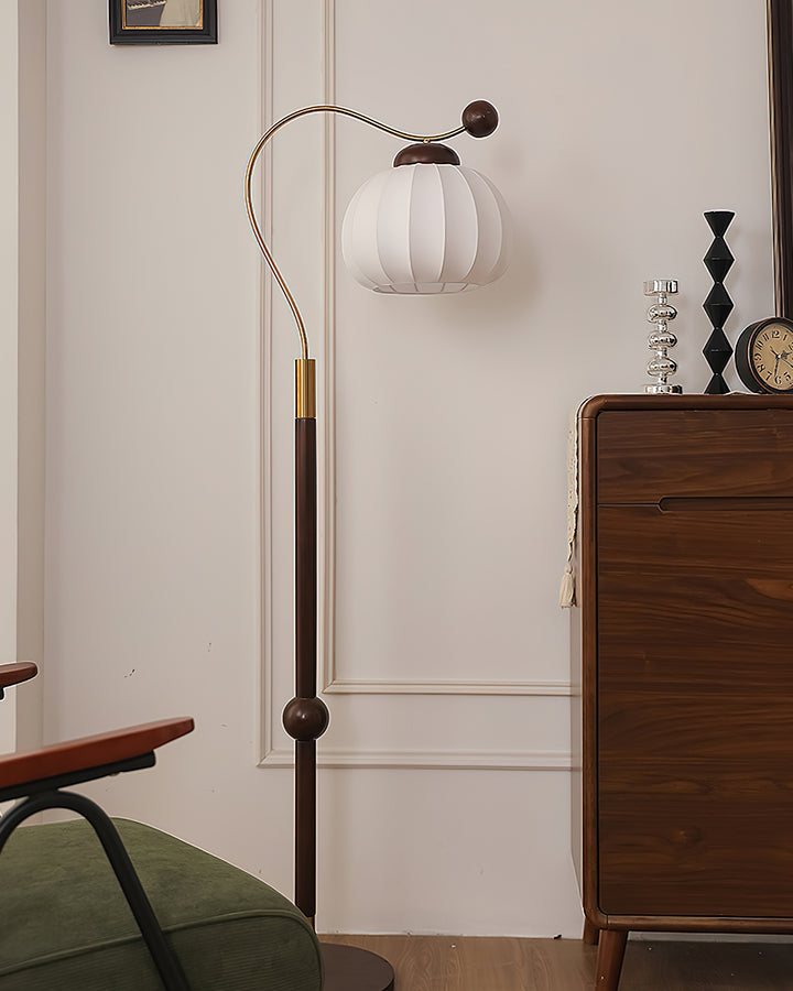 Silk Globe Floor Lamp - Vakkerlight