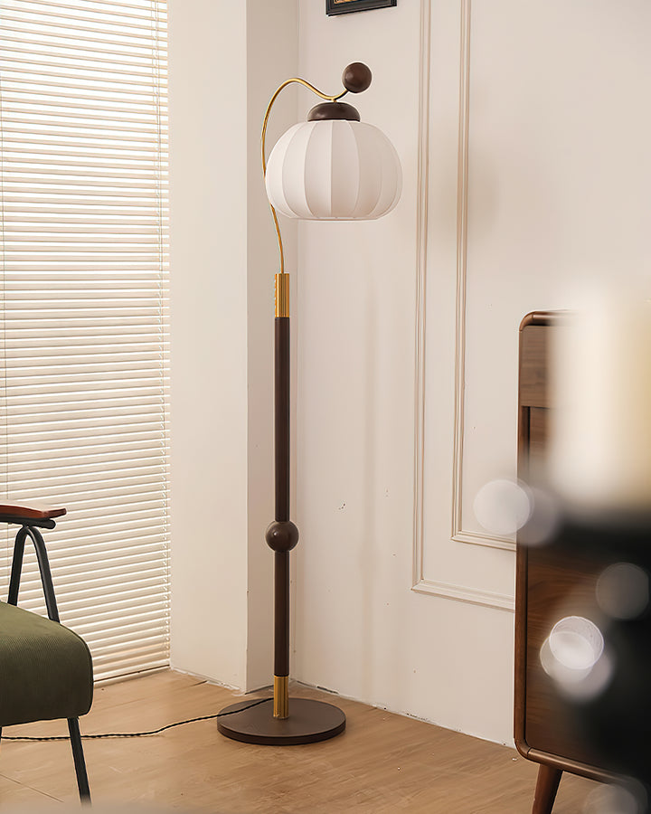 Silk Globe Floor Lamp - Vakkerlight