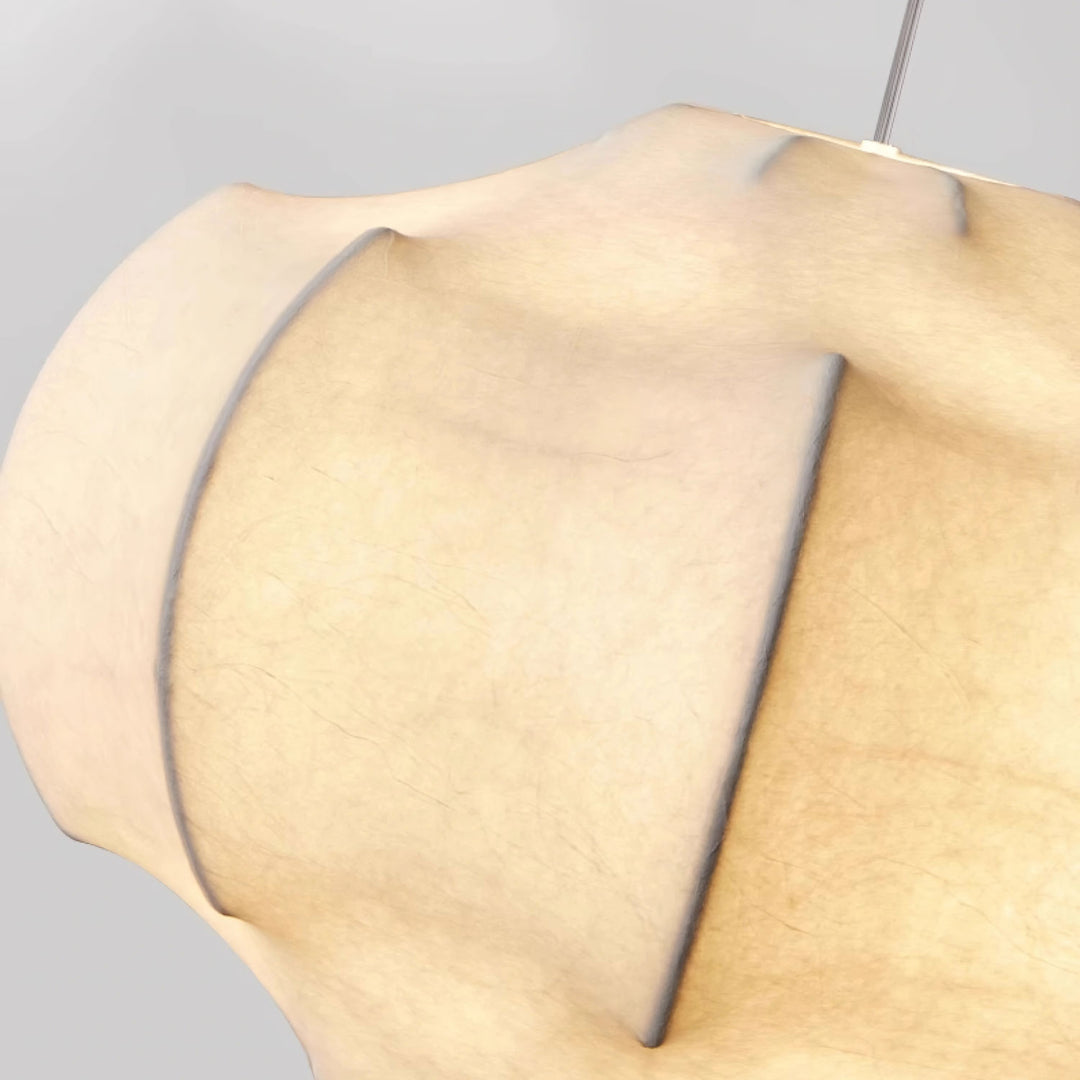 Silken Lotus Silk Pendant Lamp - Vakkerlight