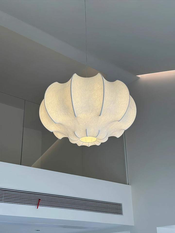Silken Lotus Silk Pendant Lamp - Vakkerlight