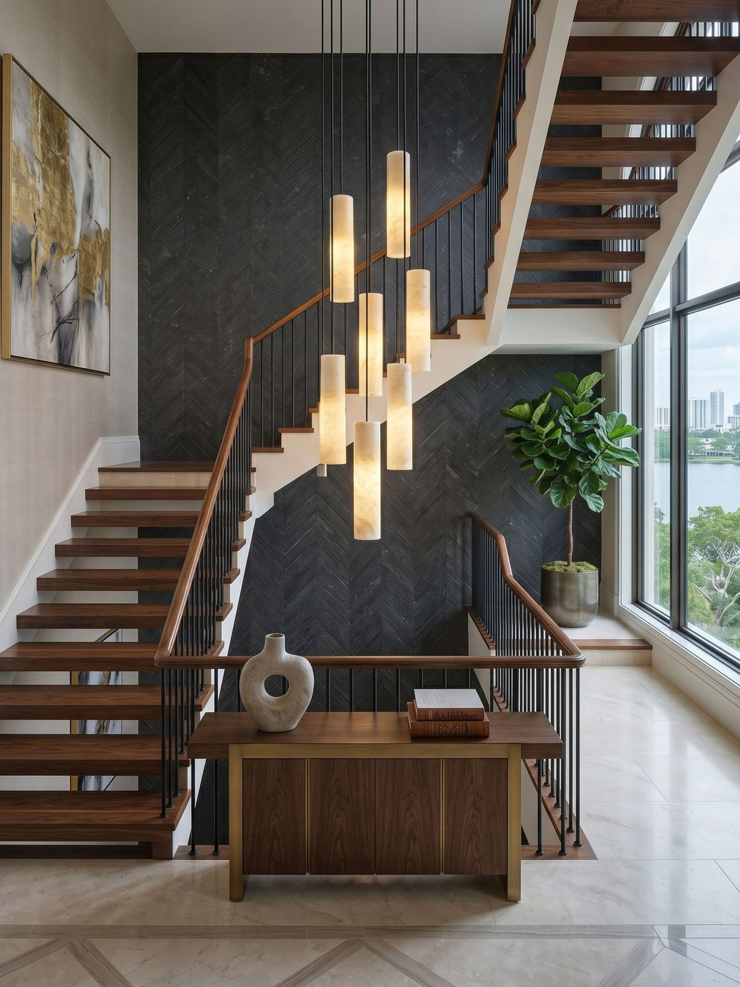Silo Alabaster Pendant Light - Vakkerlight