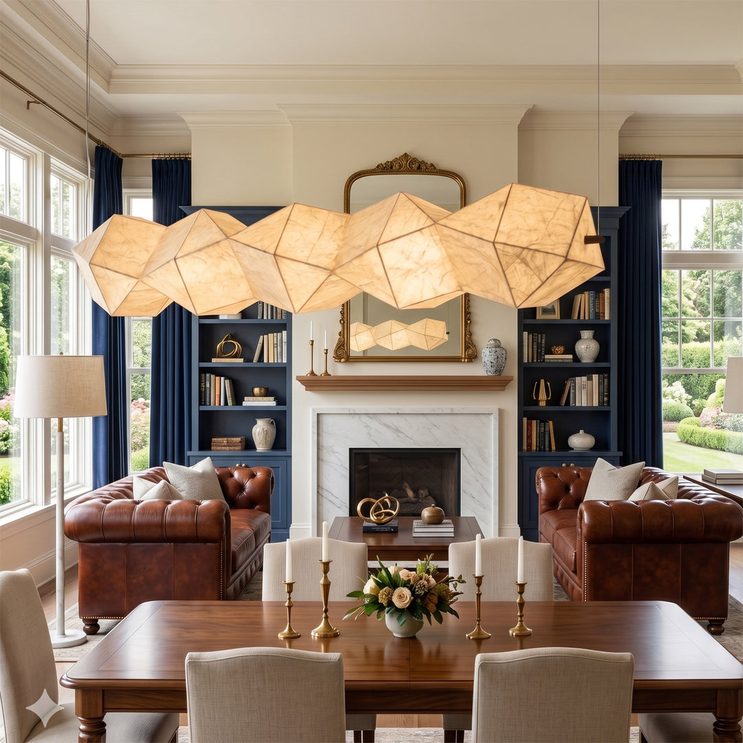 Silvara Fold Linear Pendant Lamp - Vakkerlight