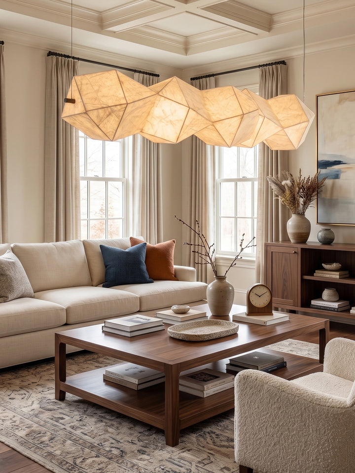 Silvara Fold Linear Pendant Lamp - Vakkerlight