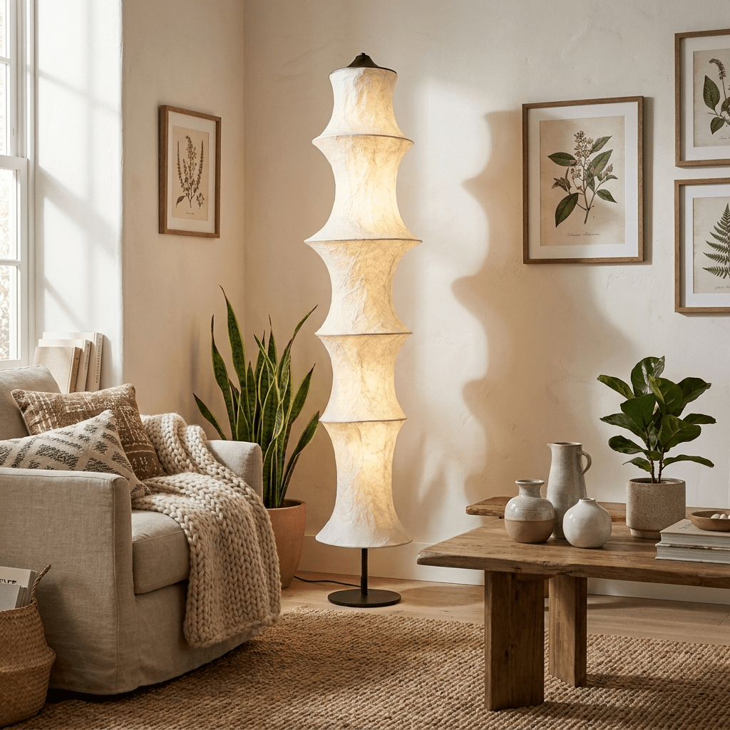 Silvara Cocoon Floor Lamp - Vakkerlight