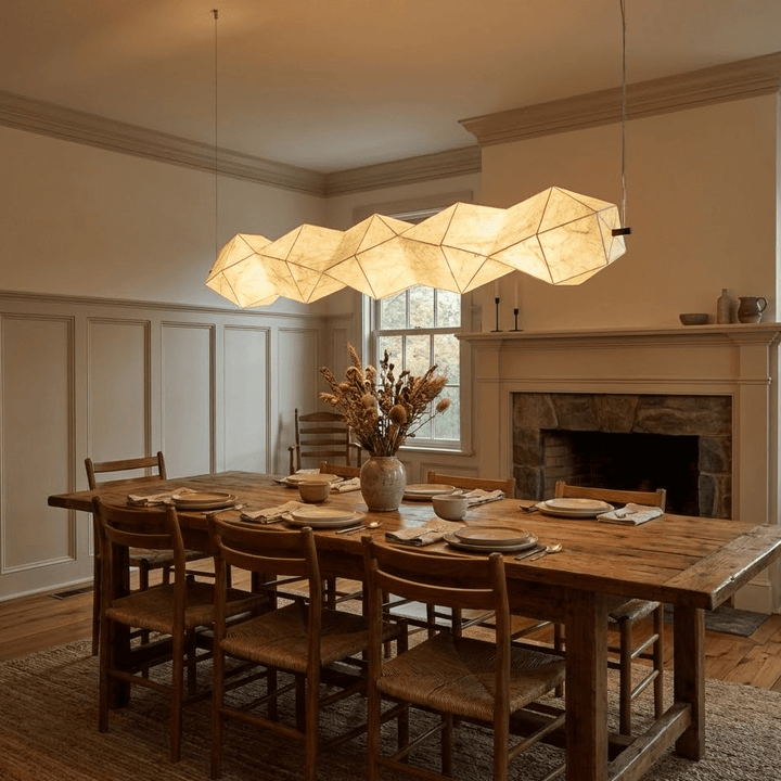 Silvara Fold Linear Pendant Lamp - Vakkerlight