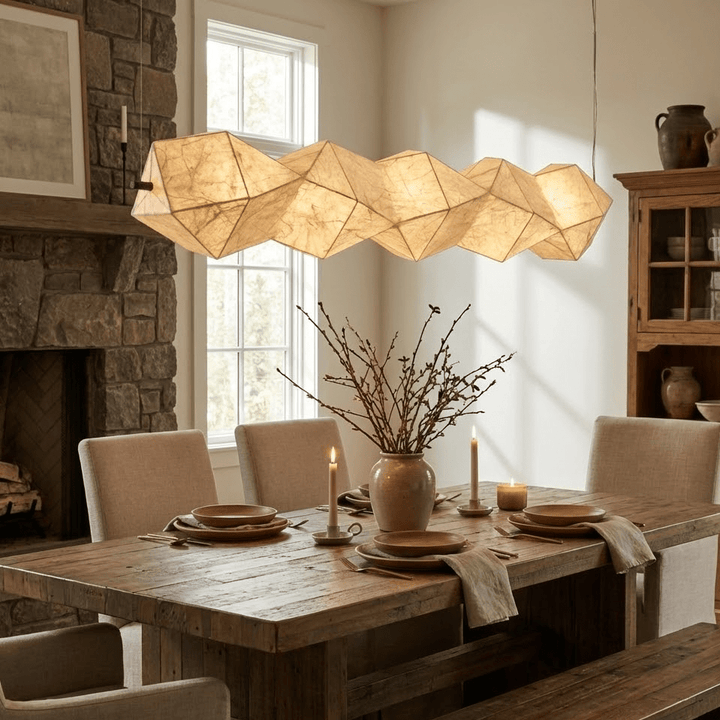 Silvara Fold Linear Pendant Lamp - Vakkerlight