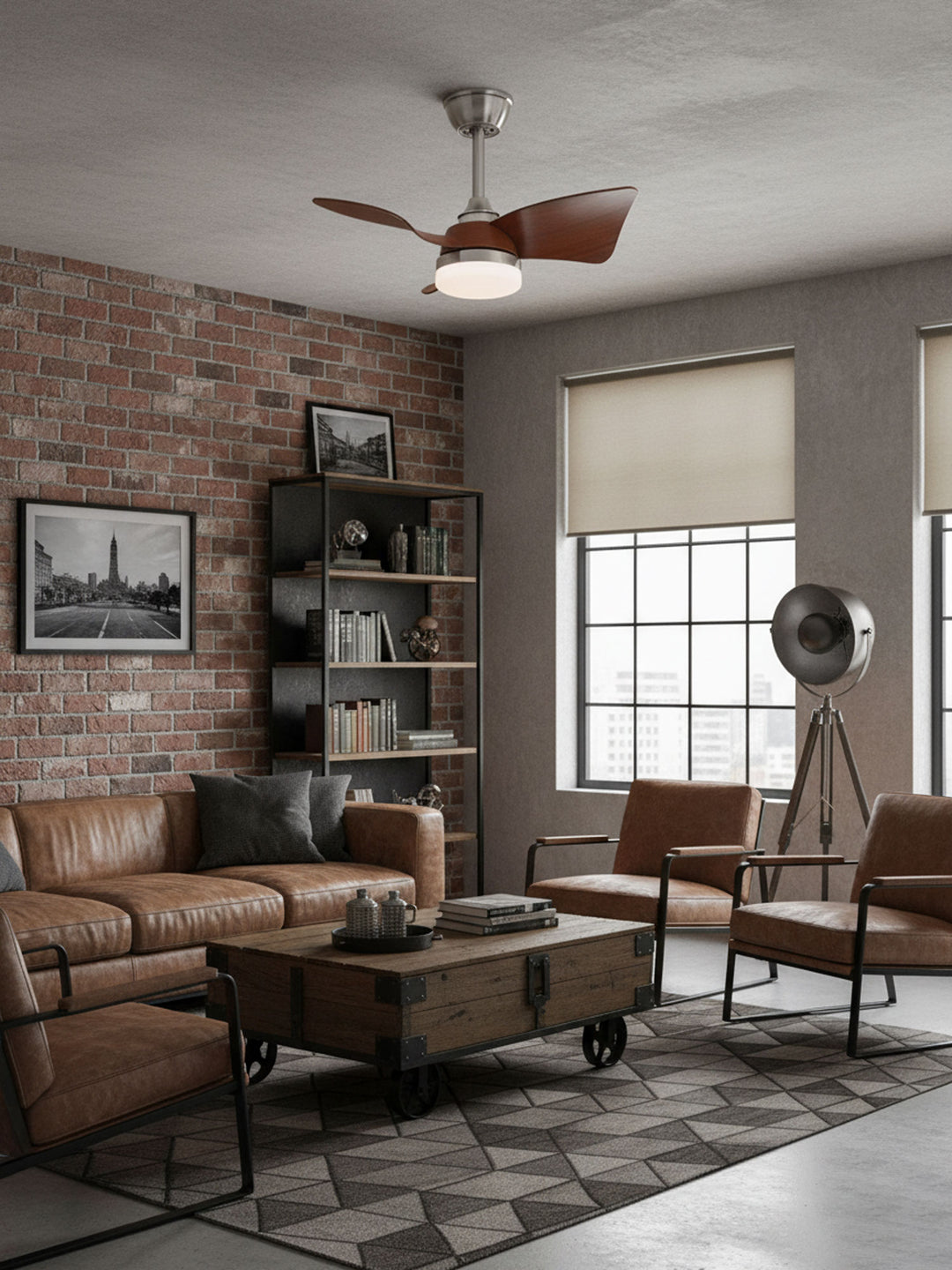 Silven Curve Ceiling Fan Light - Vakkerlight