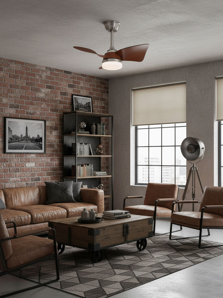 Silven Curve Ceiling Fan Light - Vakkerlight