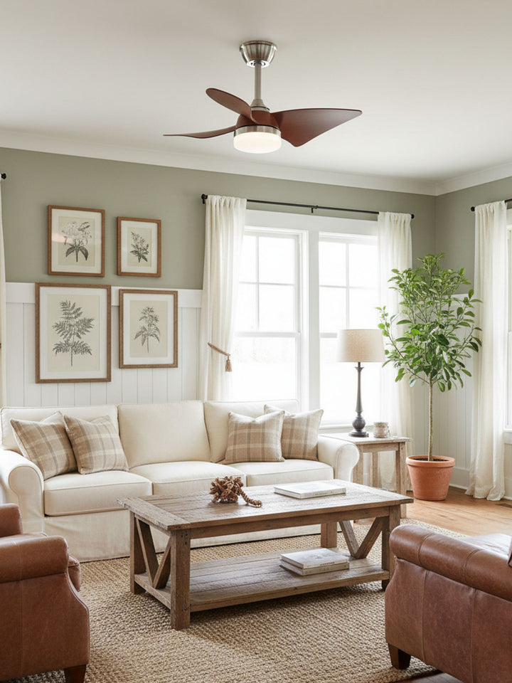 Silven Curve Ceiling Fan Light - Vakkerlight