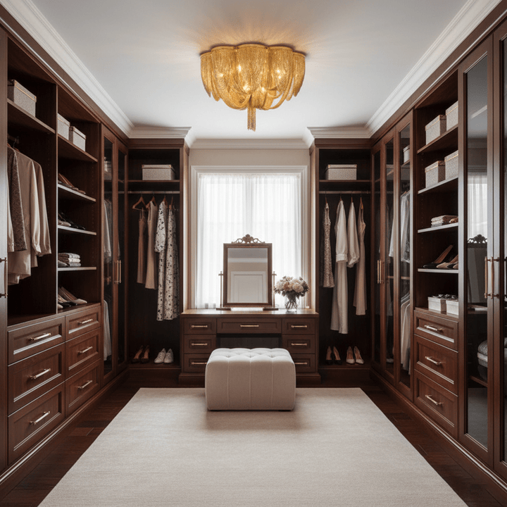 Silver Chain Tassel Ceiling Light - Vakkerlight