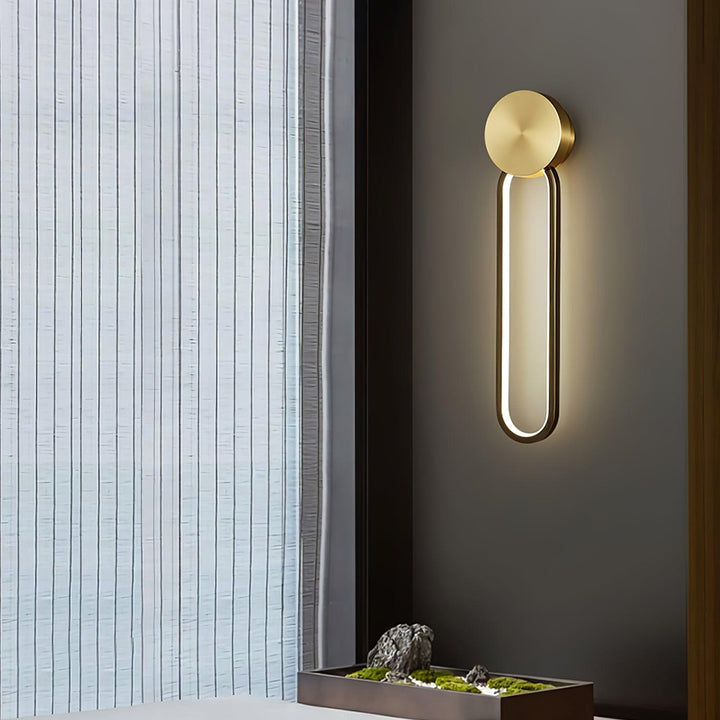 Simple Elliptical Wall Sconce - Vakkerlight