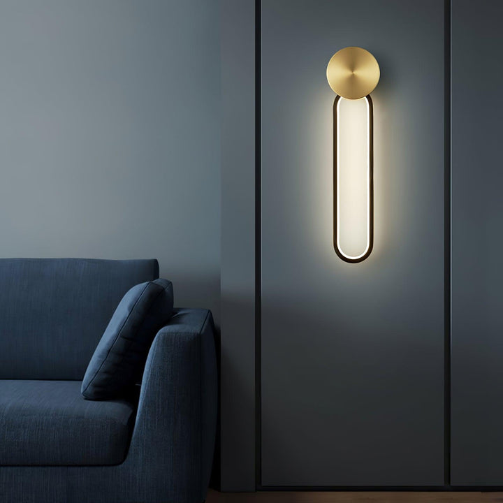 Simple Elliptical Wall Sconce - Vakkerlight