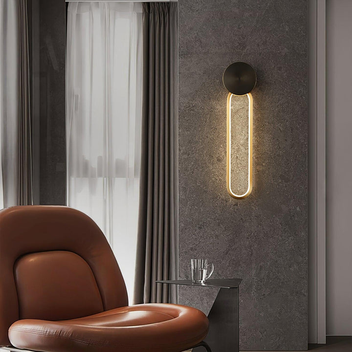 Simple Elliptical Wall Sconce - Vakkerlight