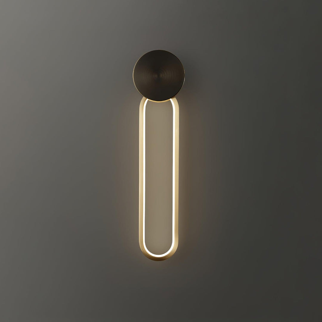 Simple Elliptical Wall Sconce - Vakkerlight