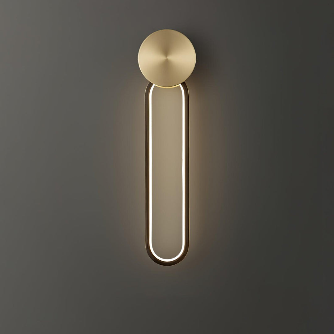 Simple Elliptical Wall Sconce - Vakkerlight