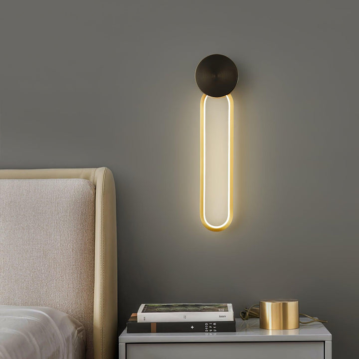 Simple Elliptical Wall Sconce - Vakkerlight