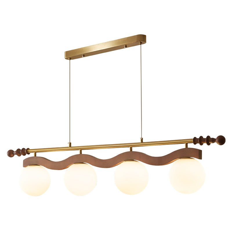 Sinuara Ribbon Globe Linear Chandelier - Vakkerlight