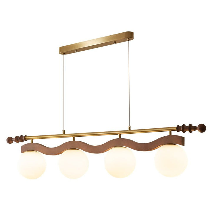 Sinuara Ribbon Globe Linear Chandelier - Vakkerlight